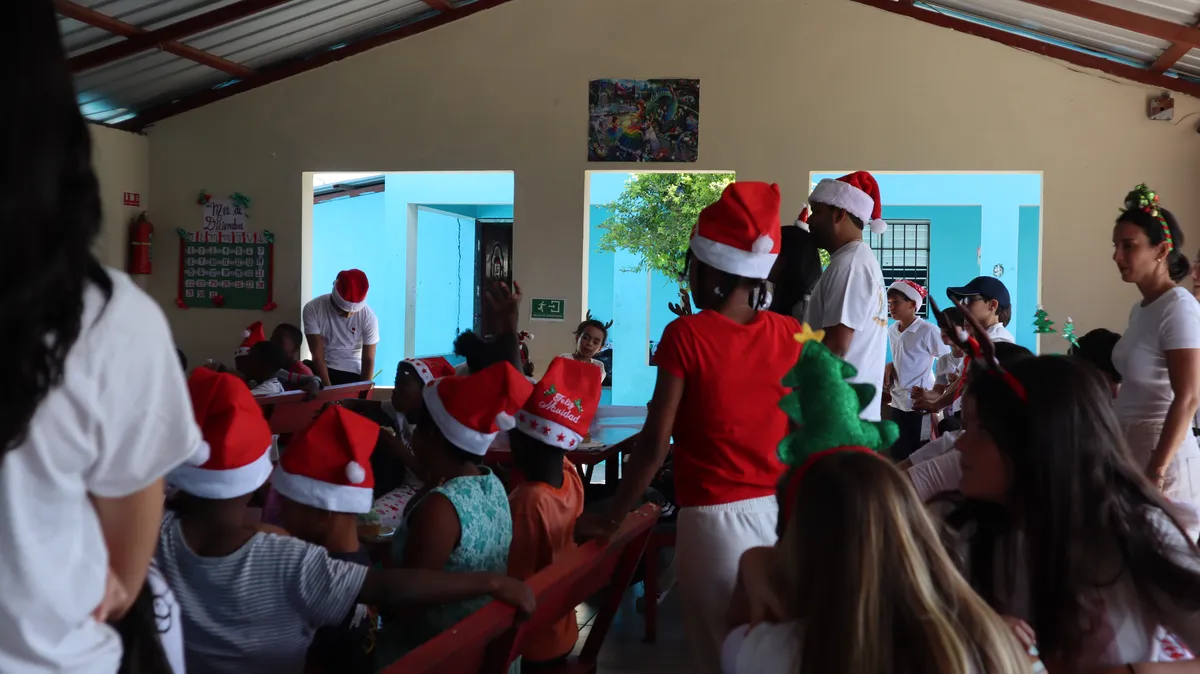 Actividad de Navidad en el hogar